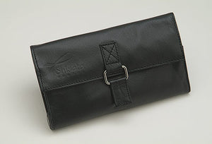 Shisato 6 Scissor Black Leather Case with Snap